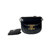 Celine Triomphe Crossbody Bag Black